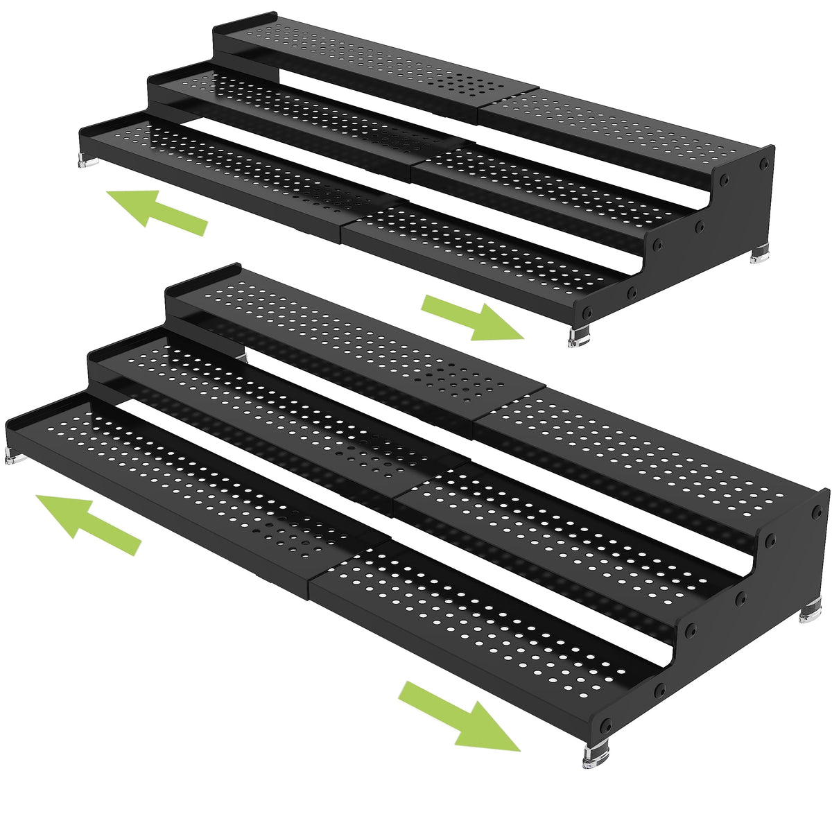 Jojocross Metal Spice Rack Organizer for Cabinet, 3 Tier - Image 1