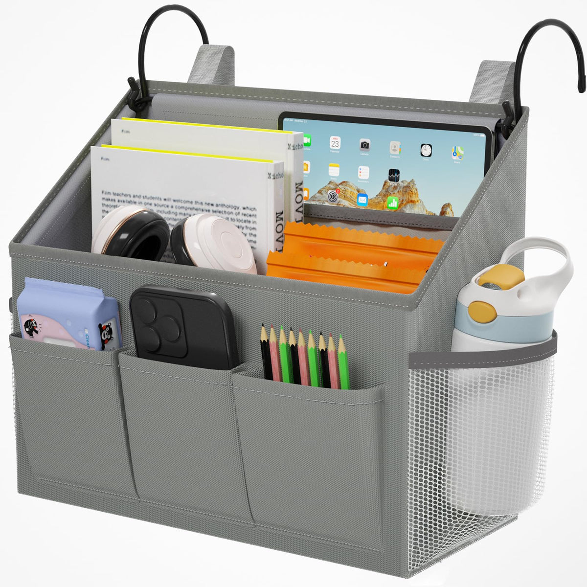 Loghot Bedside Caddy Organizer Bed Storage Bag for Dorm - Image 1