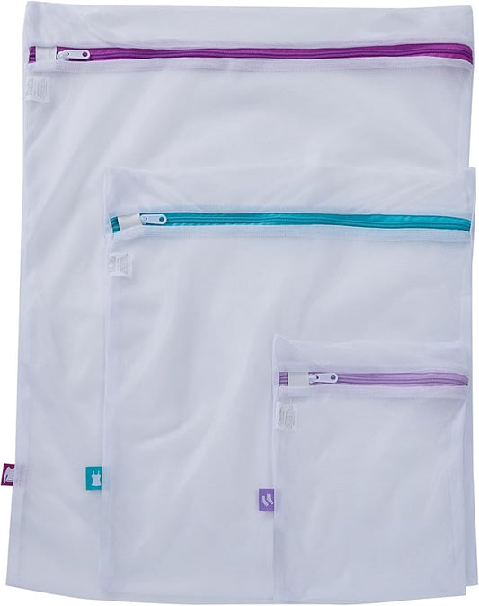 Sanitized Treated 3 Piece Mesh Wash Bag