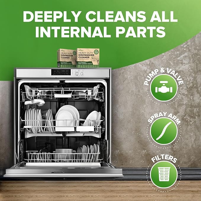 Renuv Coffee Maker Cleaner and Descaler and Dishwasher Cleaner Bundle