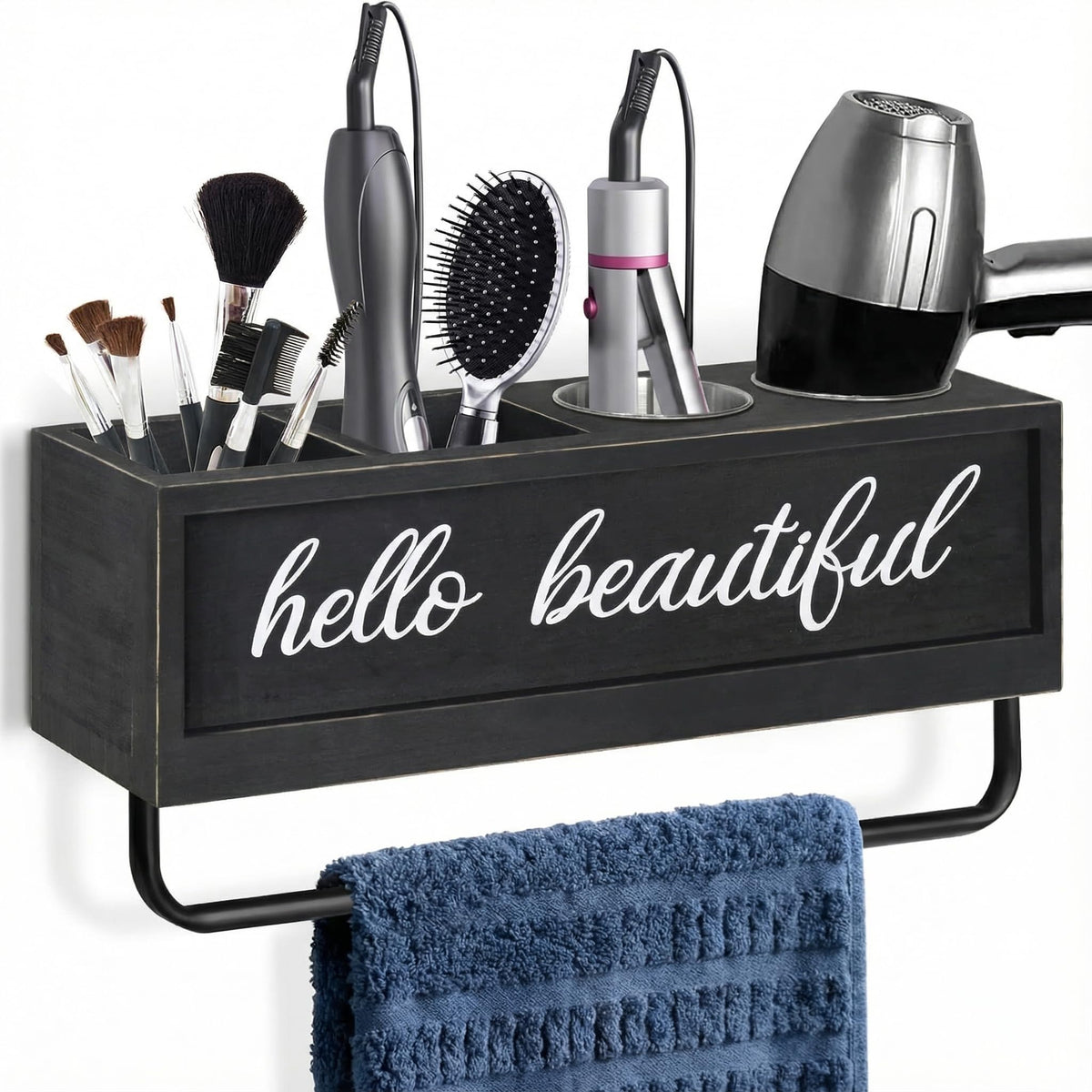 Hair Dryer Holder Wall Mounted, Hair Tools and Styling - Image 1