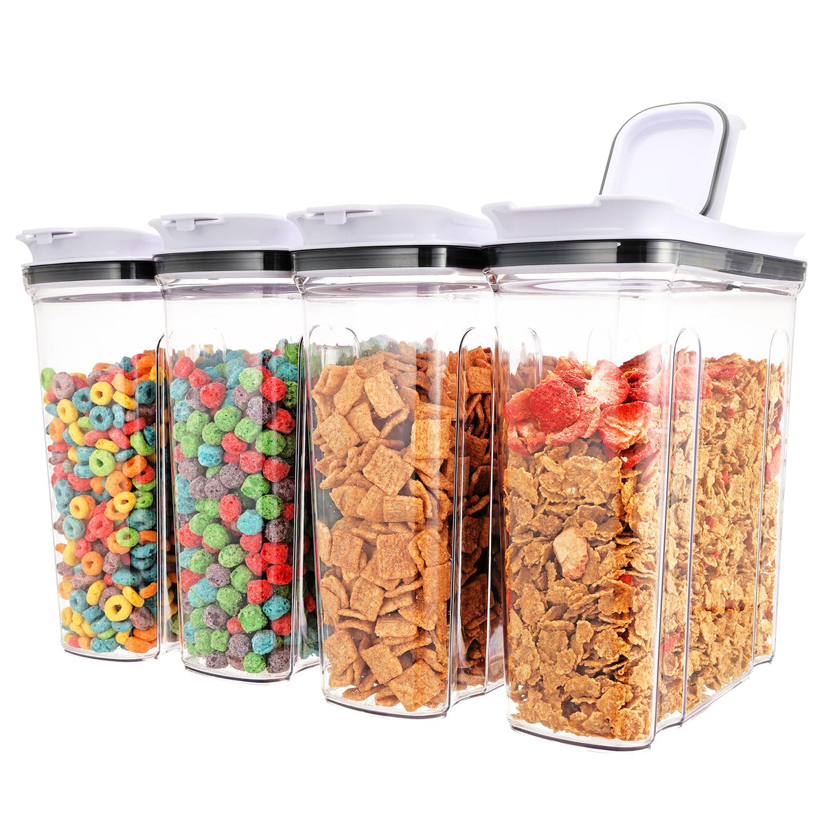 Cereal Containers Storage Set, Airtight Food Storage - Image 1