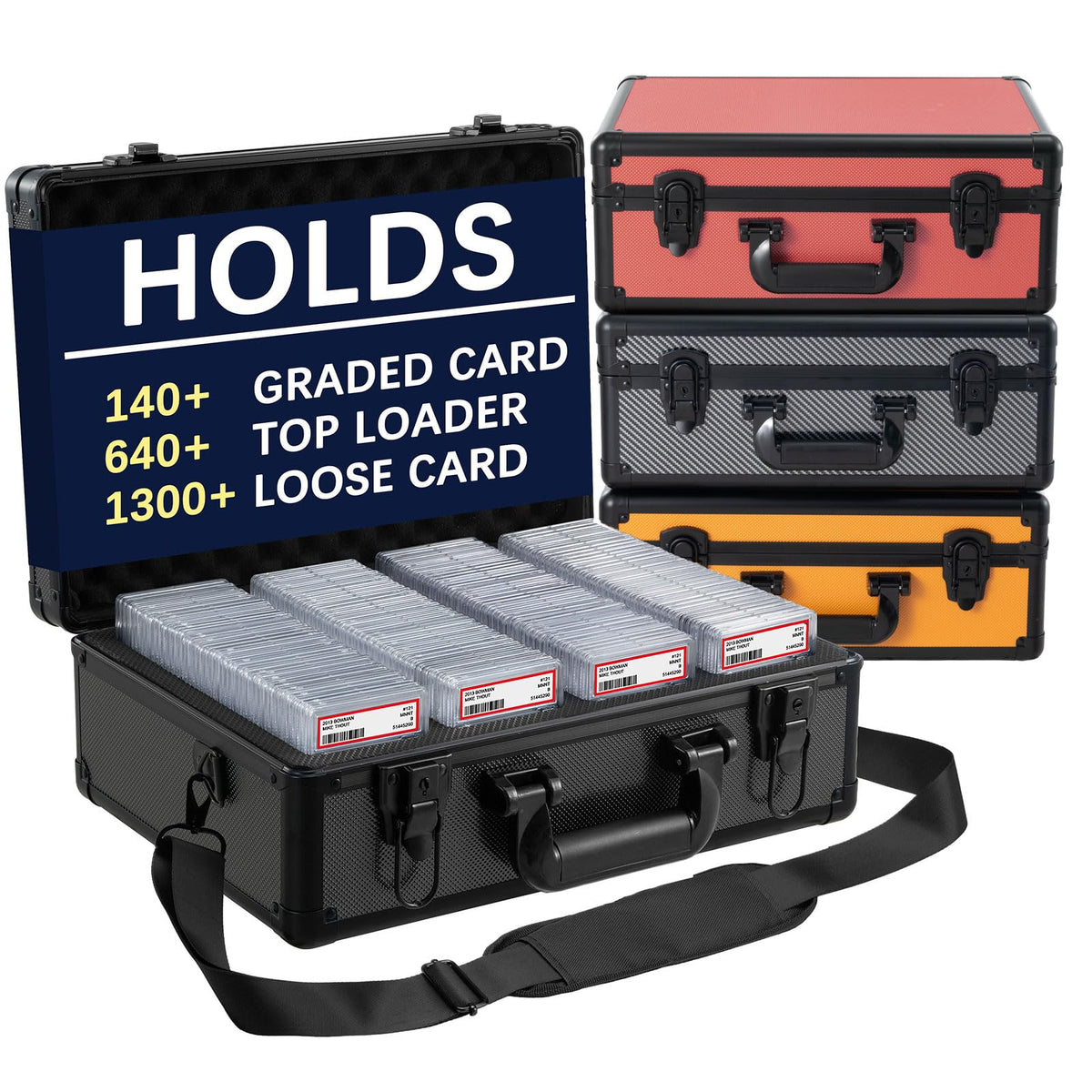 Graded Card Storage Box – Aluminum Alloy Trading Cards - Image 1
