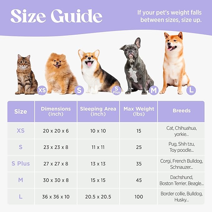 LE SURE Donut Medium Dog Bed - Round Cat Beds for Indoor Cats Anti-Anxiety Calming Pet Beds, Washable Cute Modern Beds with Teddy Sherpa Plush & Anti Slip Bottom, 30 Inch, Heart Pink