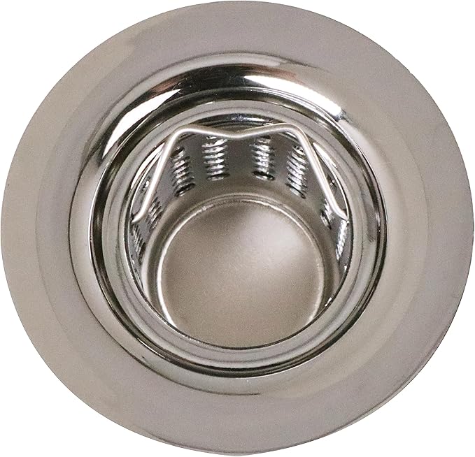 Westbrass A218-05 Junior Bar and Laundry Sink Drain Assembly with Removable Strainer Basket, Polished Nickel