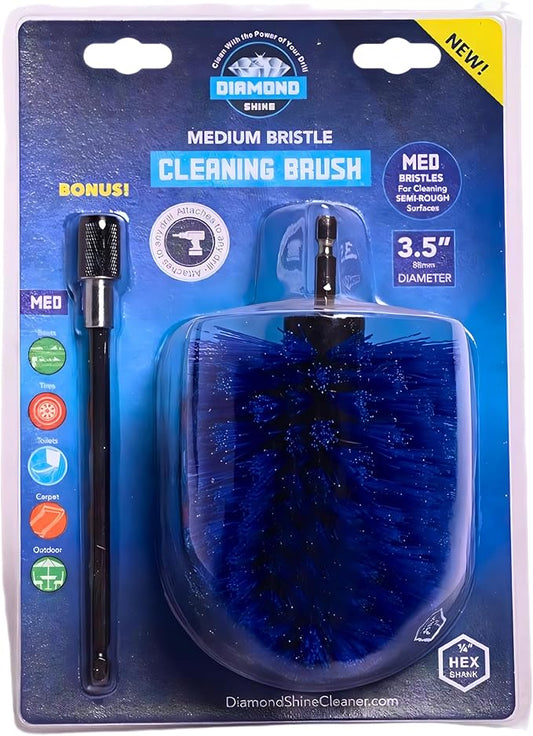 Diamond Shine Electric Toilet Brush Drill Attachment - Toilet, Sink, Grout, Tile, Floor, Bathtub, Shower