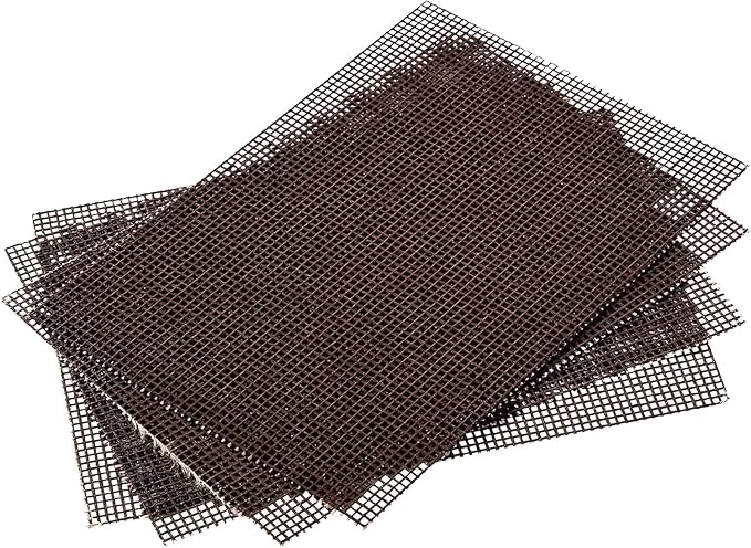 [40 Pack] Grill Cleaning Screens-Griddle Scraping Cleaner Mesh, Removal of Tough Stain on BBQ Grills, Cooktops and Stove Tops for Restaurant, Bars and Home Use (40)