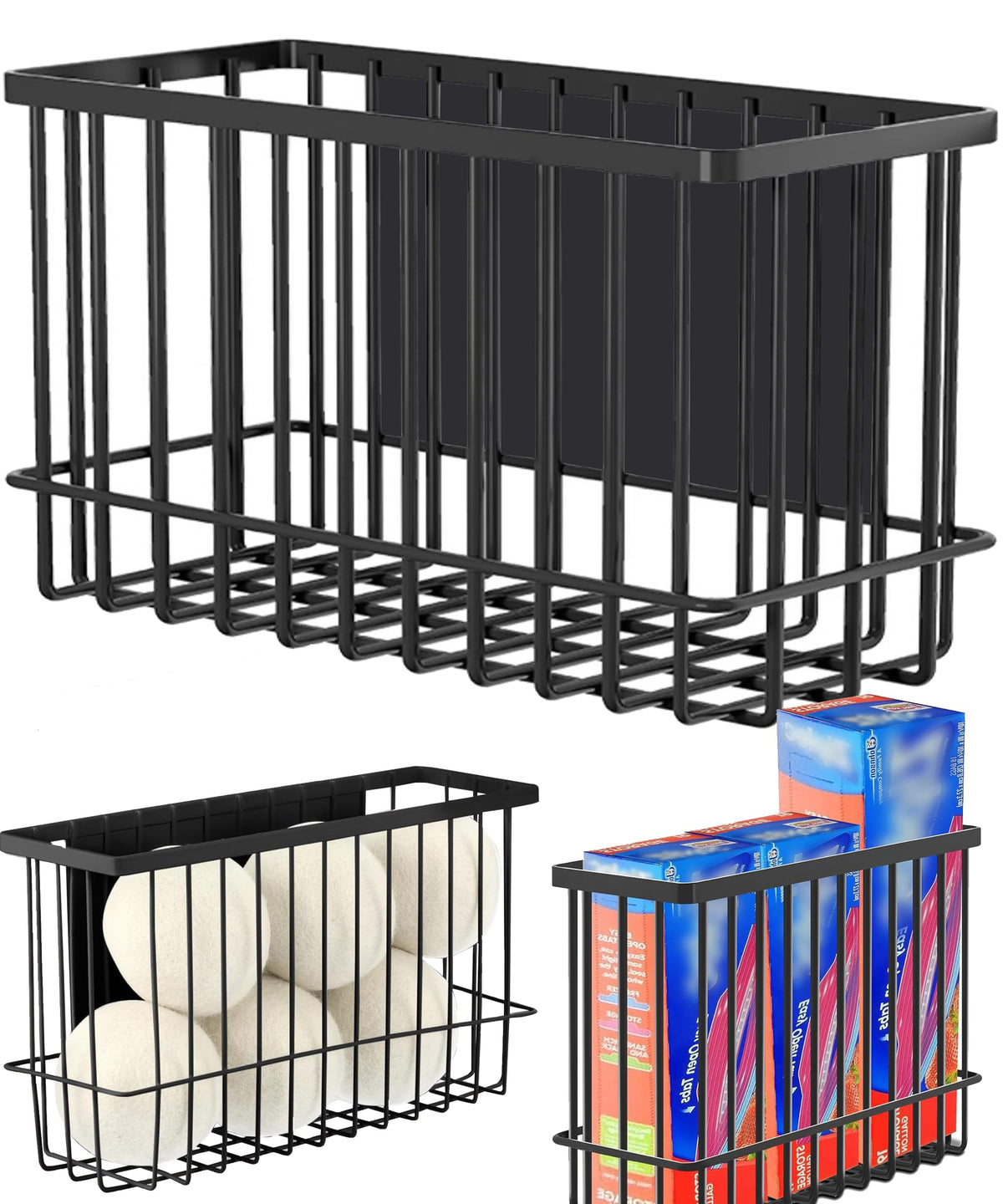 Magnetic Shelf Fridge Basket Bin for Whiteboard Washer - Image 1