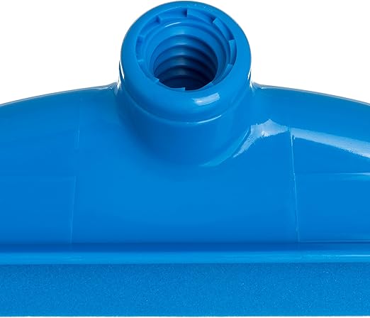 SPARTA 4156714 Plastic Floor Squeegee, Shower Squeegee With Double Foam For Window, Glass, Shower Door, Floor, Windshield, 18 Inches, Blue, (Pack of 6)