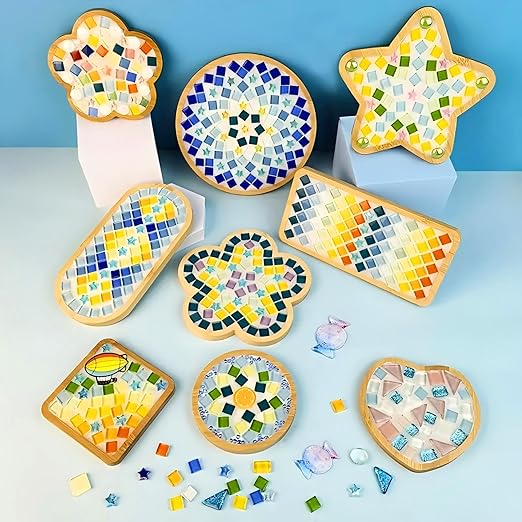 Mosaic Crystal Grout, Mosaics Tile Tools, Mosaic Tile Accessories – Essential for Handmade Grouting and Perfect for DIY Craft Projects (Translucent, 8.8oz)