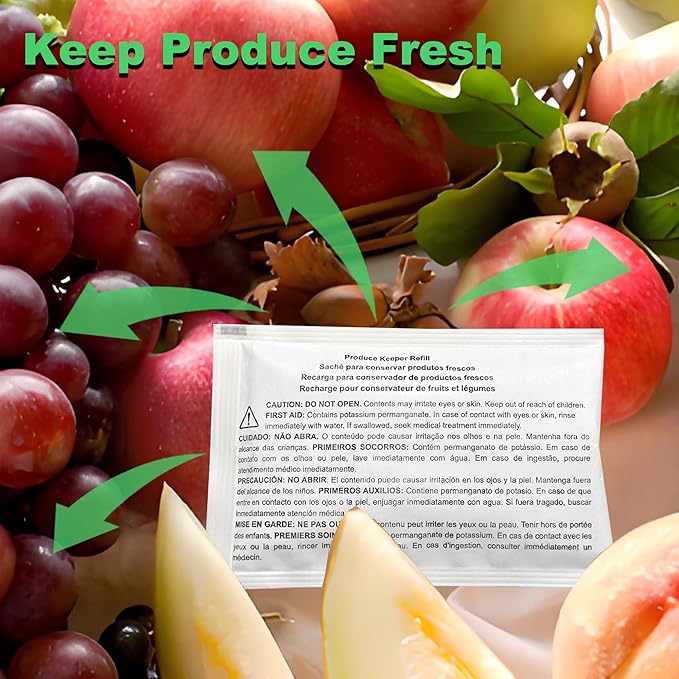 Refrigerator Produce Preserver Replacement for Frigidaire FRPAPKRF2PK FRPAPKRF Pure Air Produce Keeper (2)