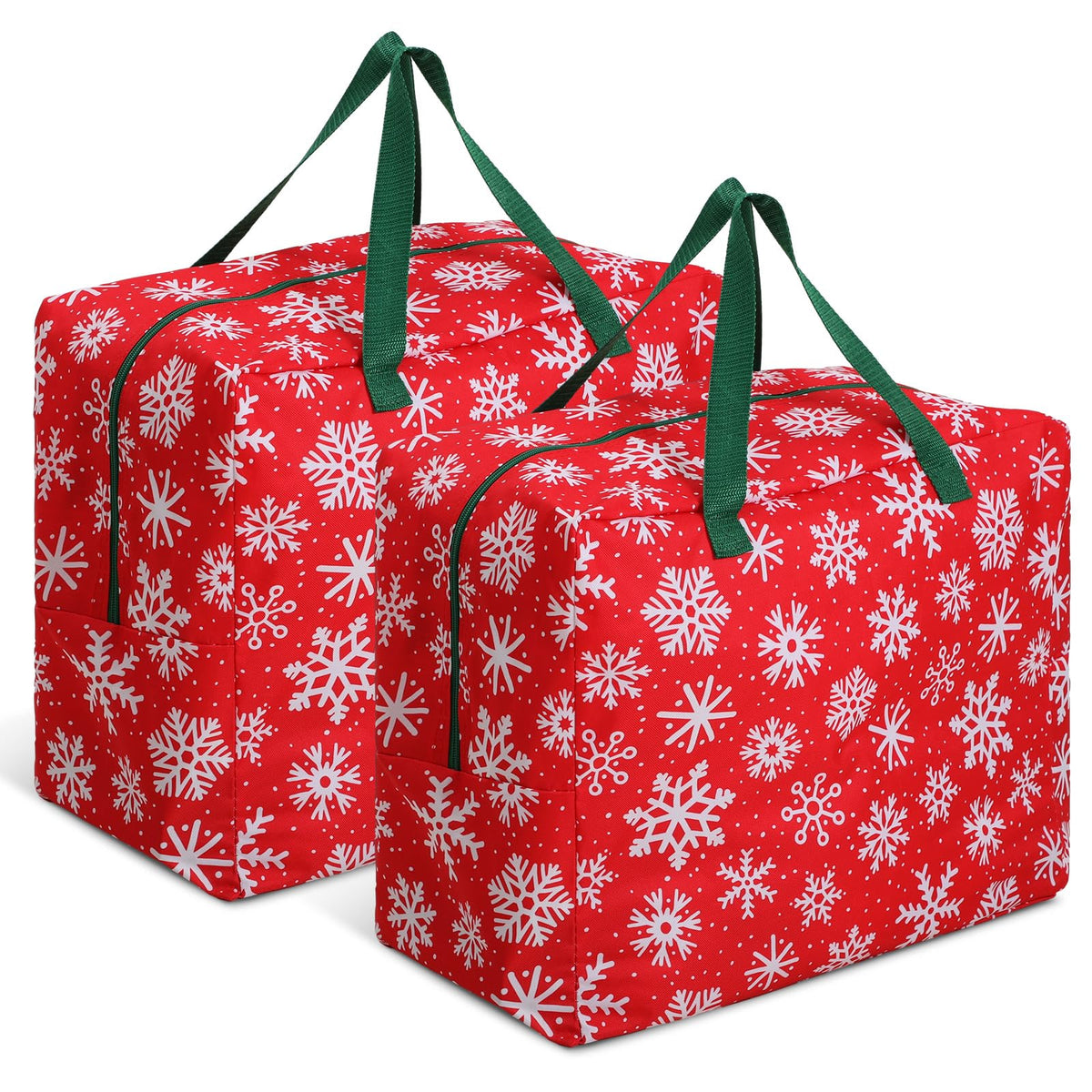 2 Pcs Christmas Ornament Storage 18 x 15 x 10 Inch | Home Organization - Image 1