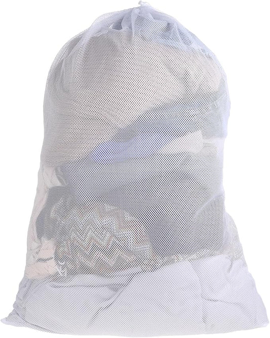 Mesh Laundry Bags, 23"x 34" Extra Large Travel Laundry Bags Heavy Duty, Washable Mesh Net Bag for Laundrys, Dorm, Hamper
