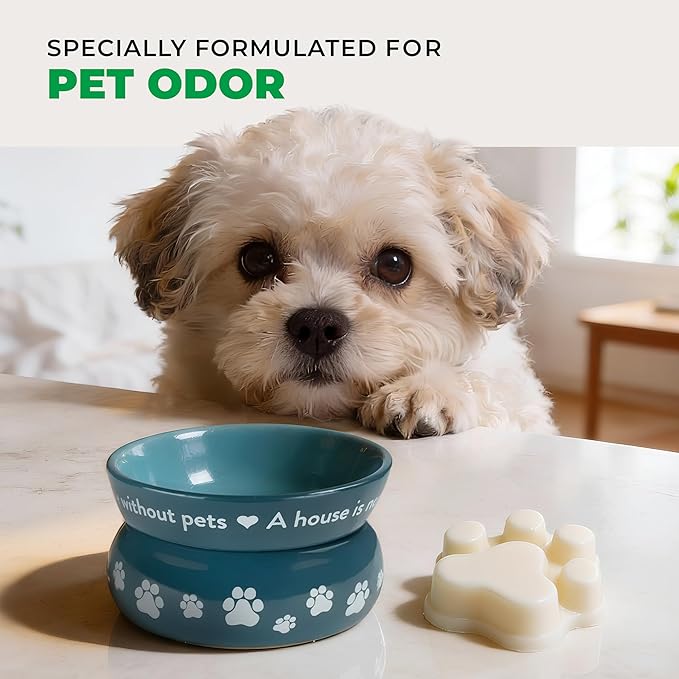 One Fur All Pet House Scented Wax Melts for Warmer - Long-Lasting Pet Friendly Plant Based Soy Wax Melts - Gingerbread Cookies Pack of 2