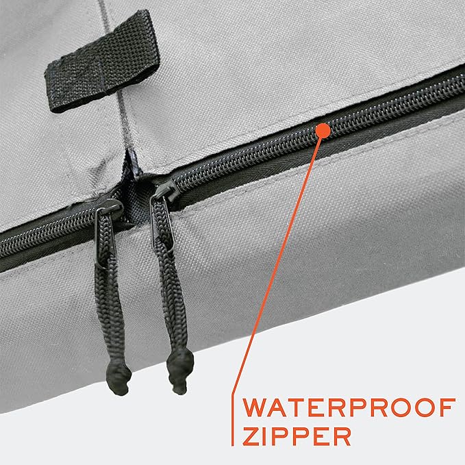 Outdoor TV Cover 86-90 inch - with Zipper, Weatherproof, Waterproof 360 Degrees Protection, Soft Non Scratch Interior - Gray
