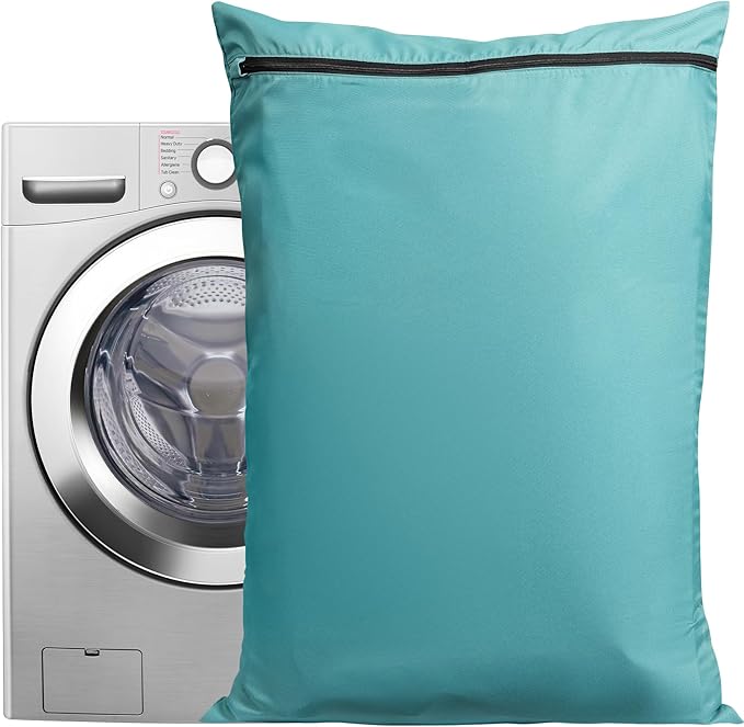 Navaris Pet Laundry Bag - Pet Hair Catcher for Washing Machine to Prevent Dog or Cat Fur Buildup - Wash Bags for Towel, Blankets, Bed, or Bedding - Extra Large