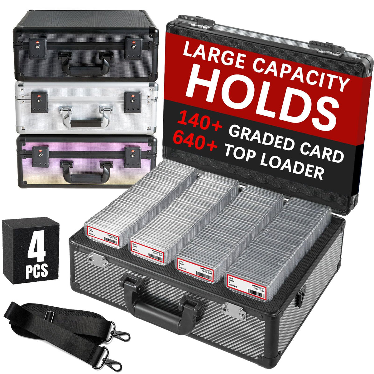 Graded Card Storage Box – Aluminum Alloy Trading Cards - Image 1