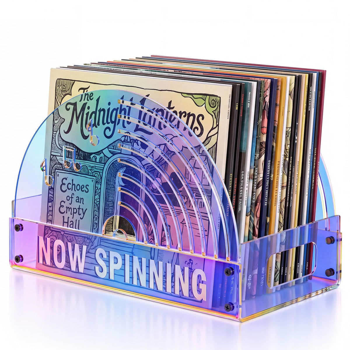 Xuhal Laser Acrylic Vinyl Record Holder, Vinyl Record - Image 1