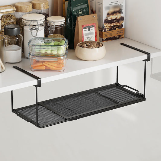 1 Pack Expandable Under Cabinet Shelf, Under Shelf Basket - Image 1