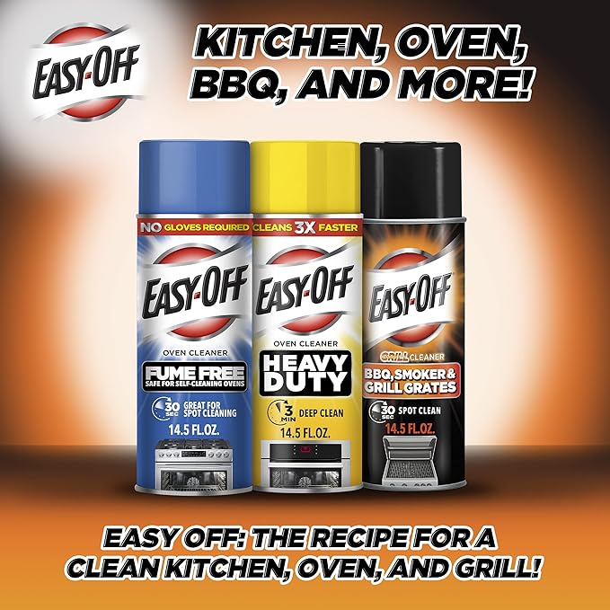 Easy Off 6233887981 14.5 oz Aerosol Can Easy-Off BBQ Grill Cleaner