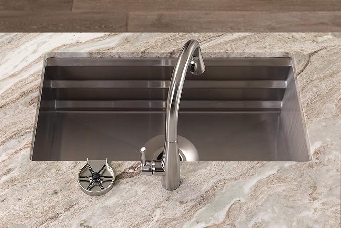 Delta Faucet Glass Rinser for Kitchen Sinks, Kitchen Sink Accessories, Bar Glass Rinser, SpotShield Stainless GR150-SP