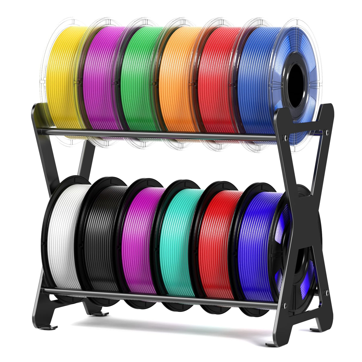 3D Filament Storage Rack, Desktop 3D Printer Filament Organizer - Image 1