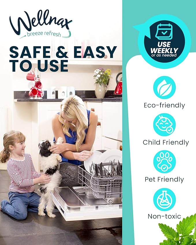 Wellnax Dishwasher Freshener (Green Apple)