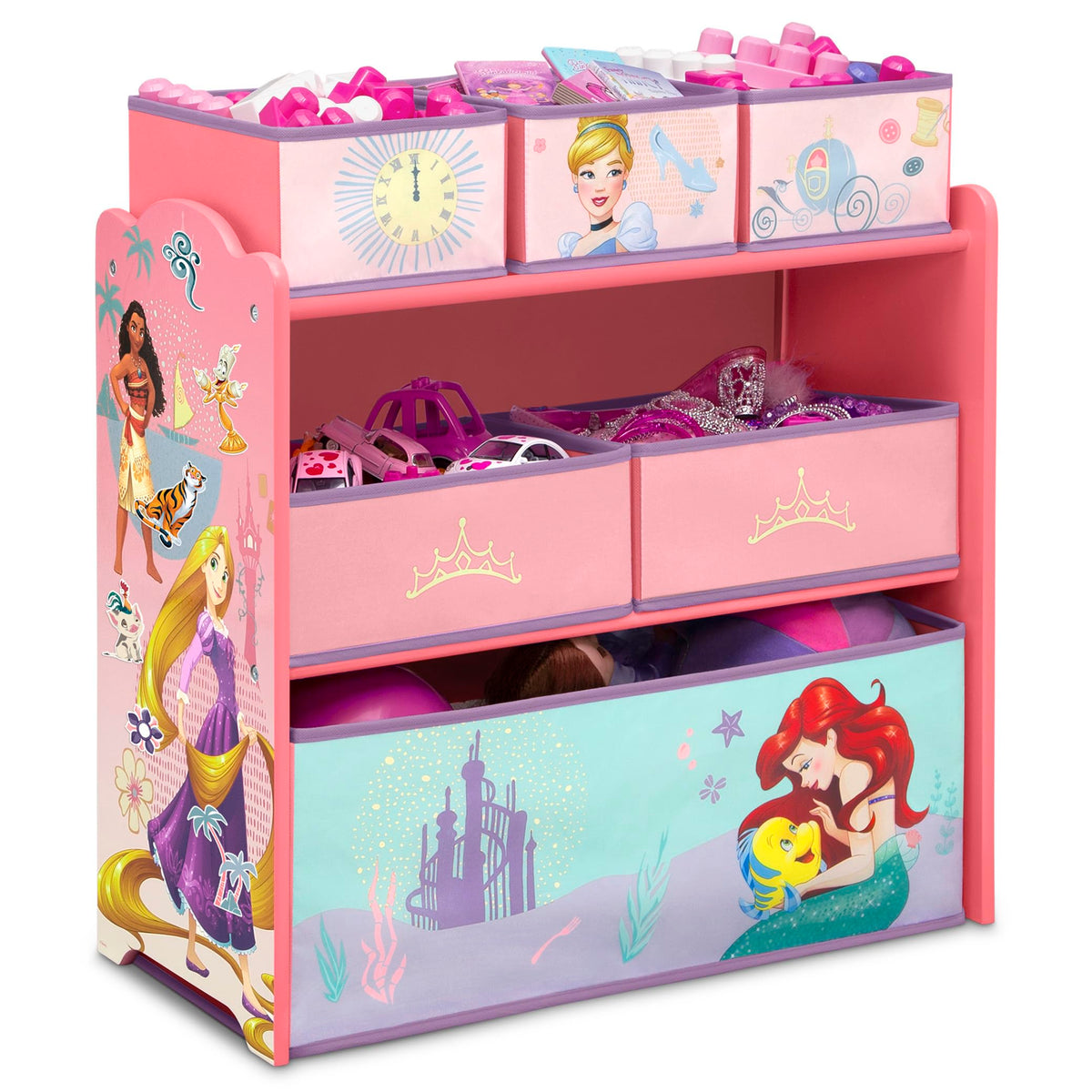 Delta Children Design & Store 6 Bin Toy Storage Organizer - Image 1