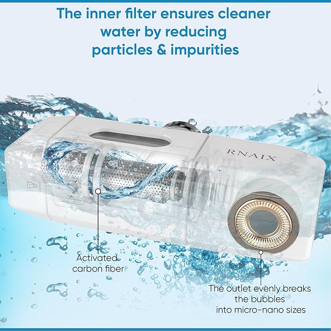 Advanced Faucet Water Filter with Micro-Bubble Technology – Deep Cleansing and Skincare Protection – Ideal for Bathing and Facial Skin Care, Easy Installation