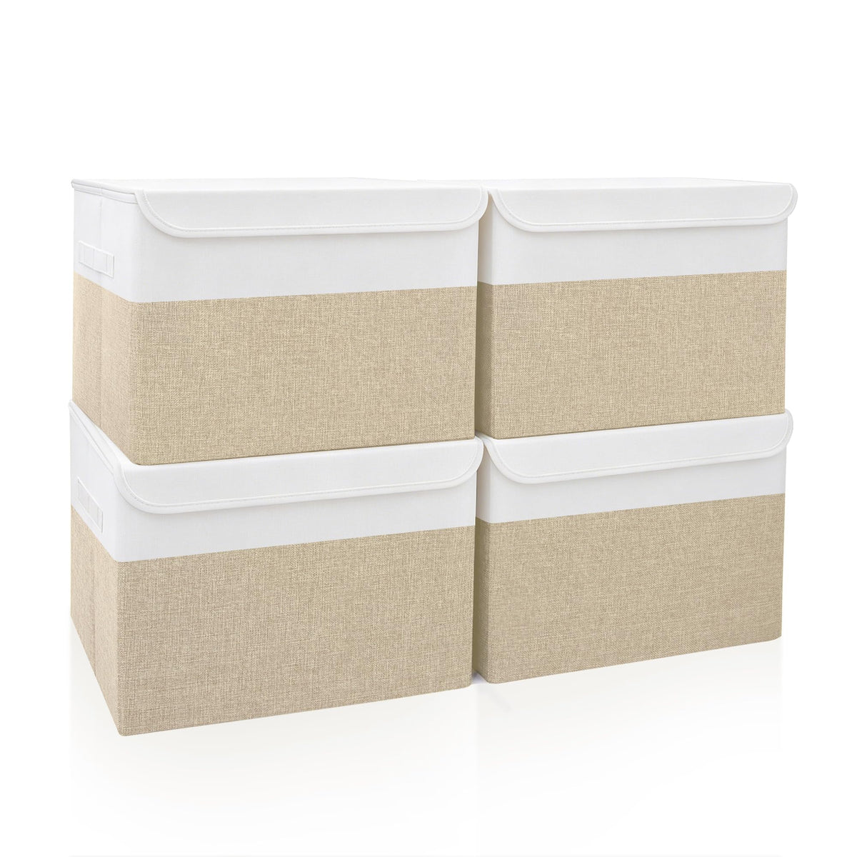 Bagnizer Large 22 Quart Linen Fabric Foldable Storag | All Products - Image 1