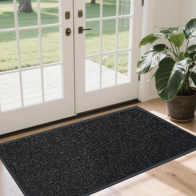 Front Door Mat Indoor Outdoor Entrance, 2ft x 65ft Non Slip Custom Size Outdoor Mat, Commercial Easy Clean Door Mat, Low-Profile Doormat Welcome Floor doormats, Resist Dirt for Front Door Patio Decor