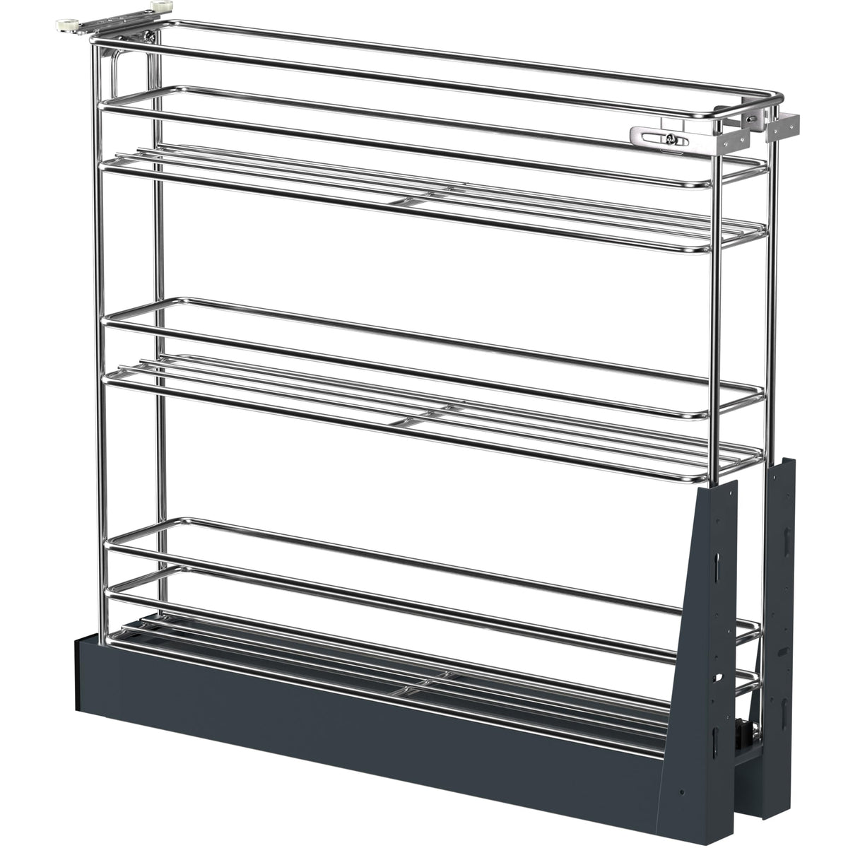 JOWBOOW 4 Inch Pull Out Spice Rack for 9 Inch Base Cabinet - Image 1