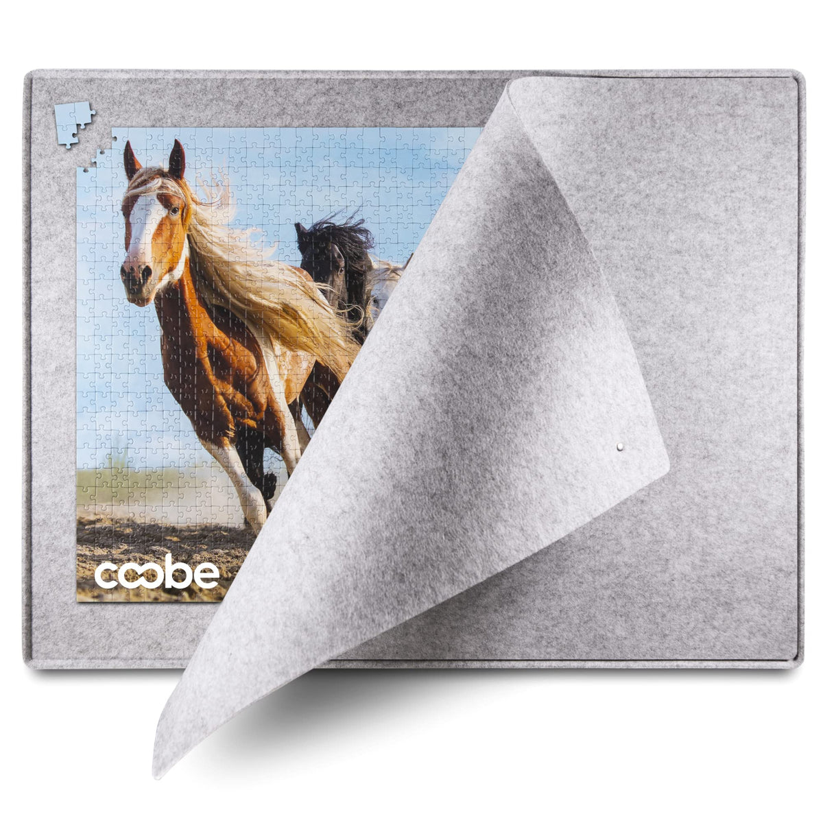 1000 Piece Jigsaw Puzzle Boards Portable, Puzzle Mat with Cover - Image 1
