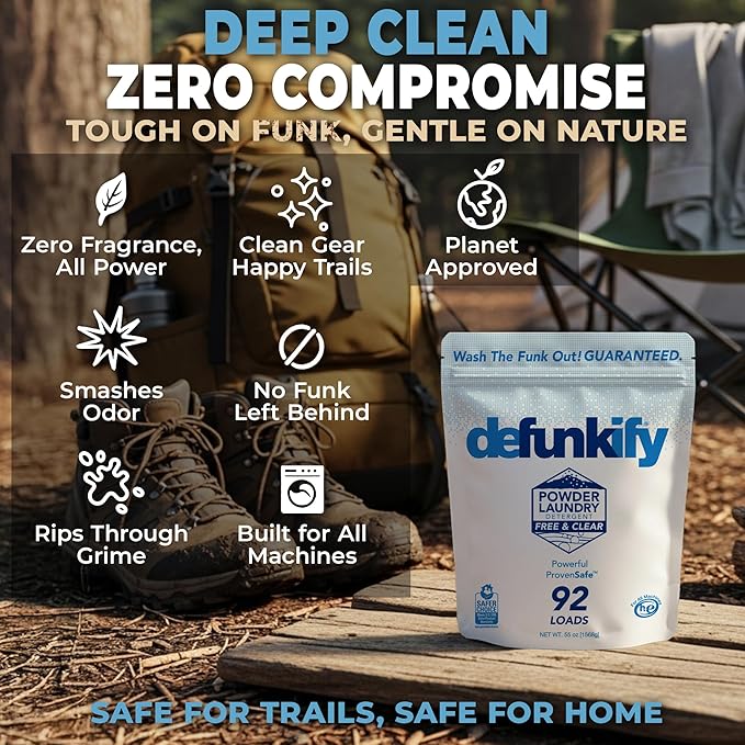 Get Stainy Bundle- 'Free & Clear' Laundry Detergent & 2Pk Stain Remover Spray. Washing Detergent Soap & Spot Treater Prewash for Activewear, Carpet, Gear. Kid, Pet & Sensitive Skin Safe