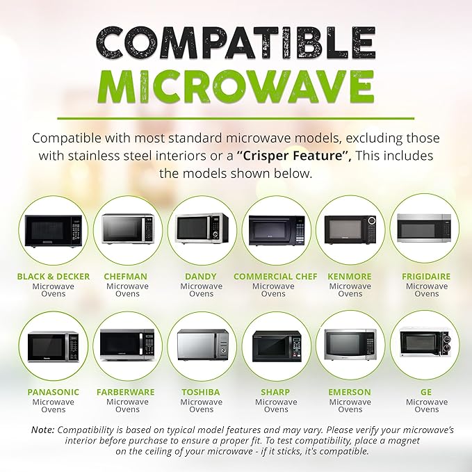 HOVER COVER High Power Magnetic Microwave Splatter Cover with Strongest Magnetic Grip, Collapsible 12-Inch BPA-Free Food Lid, Vented Plate Guard, Dishwasher Safe Space-Saving Storage - White