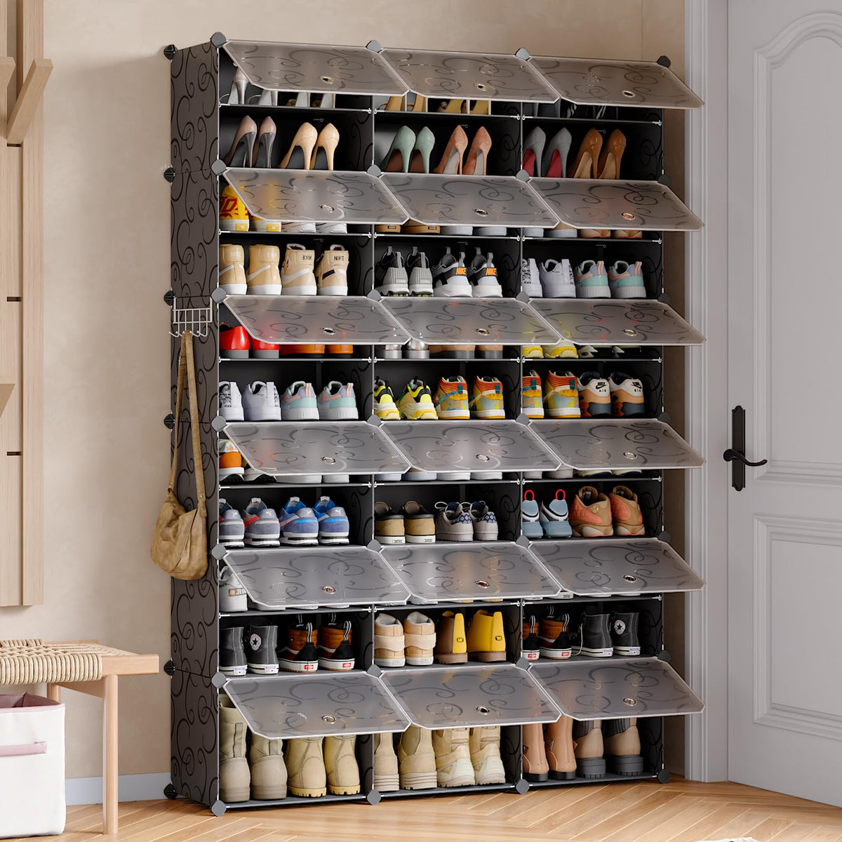 MAGINELS 6-Tier Shoe Rack,Expandable Plastic Shoe Cabinet. Shoe - Image 1