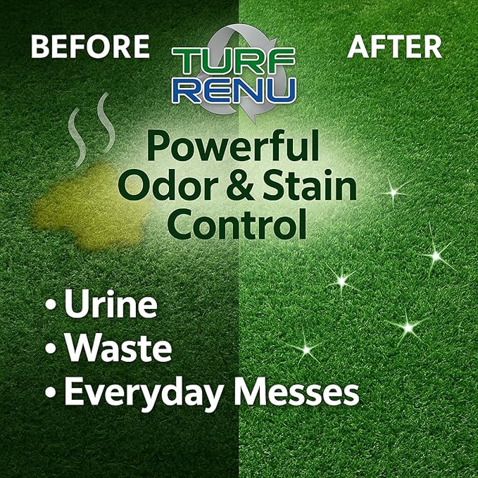 Tr10132 Bio-Enzymatic Cleaning Solution for Synthetic/Artificial Turf and Pet Odor Control with Sprayer, 32-Ounce, 2-Pack