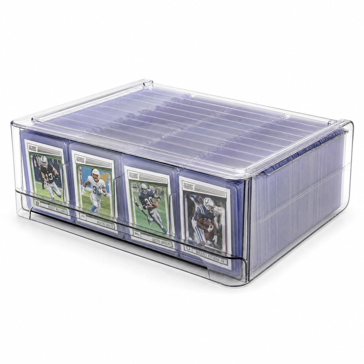 Acrylic Trading Card Storage Box, Can Hold 560 Top Loaders - Image 1