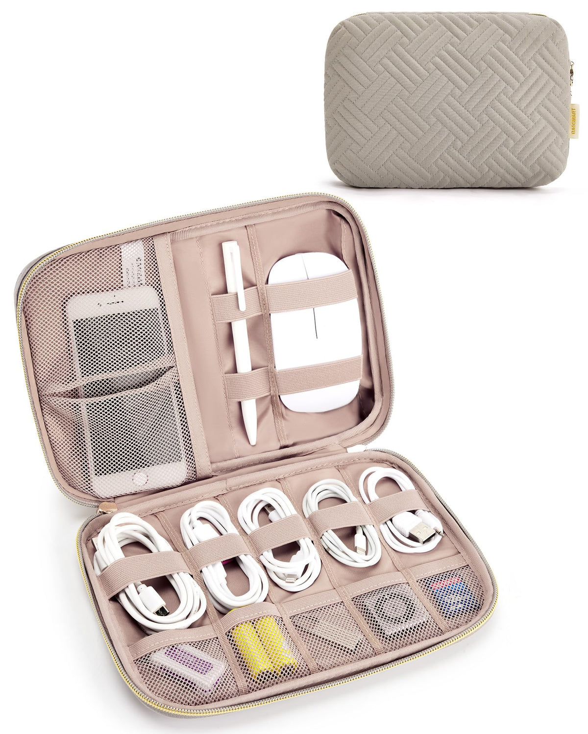 BAGSMART Travel Case - Cable Organizer Bag for Tech Accessories - Image 1