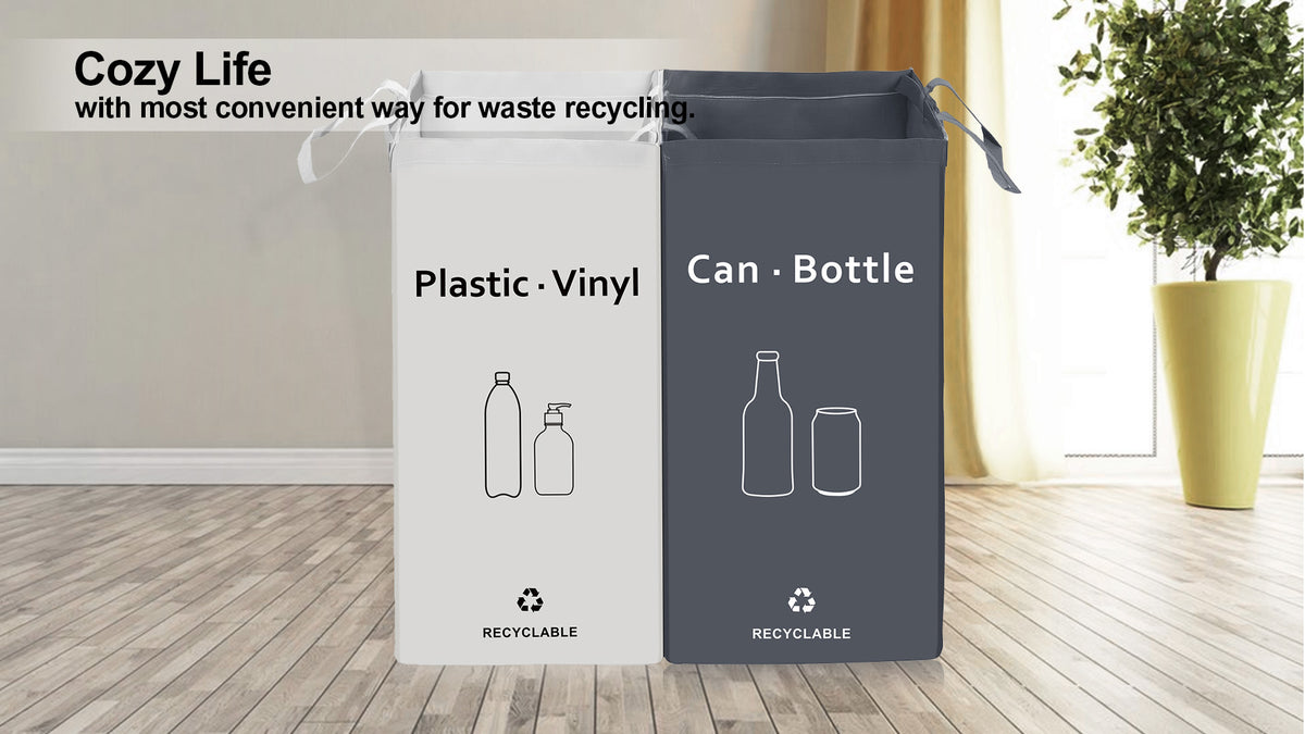 JIALAI HOME Recycling Bin, Separate Large Recycle Bins - Image 8