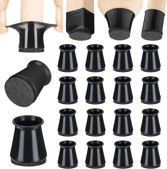 Aneaseit Chair Leg Floor Protectors - Felt Bottom Silicone Pads for Hardwood Floors & Furniture Feet - Chair Leg Caps - Rubber Caps for Chairs - Floor Protectors for Furniture