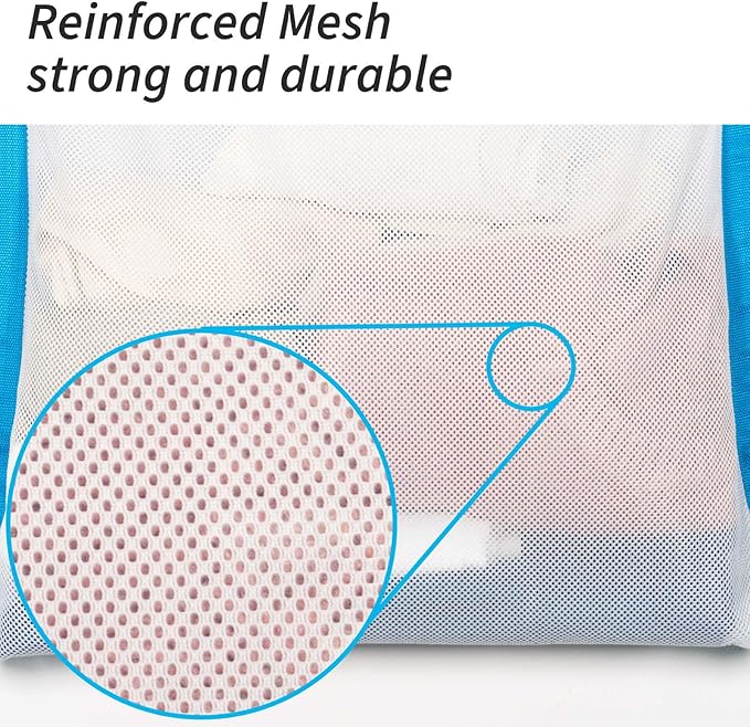 Over Door Large Mesh Laundry Hamper Bag, Washable Laundry Basket for Bedroom/Dorm/Bathroom