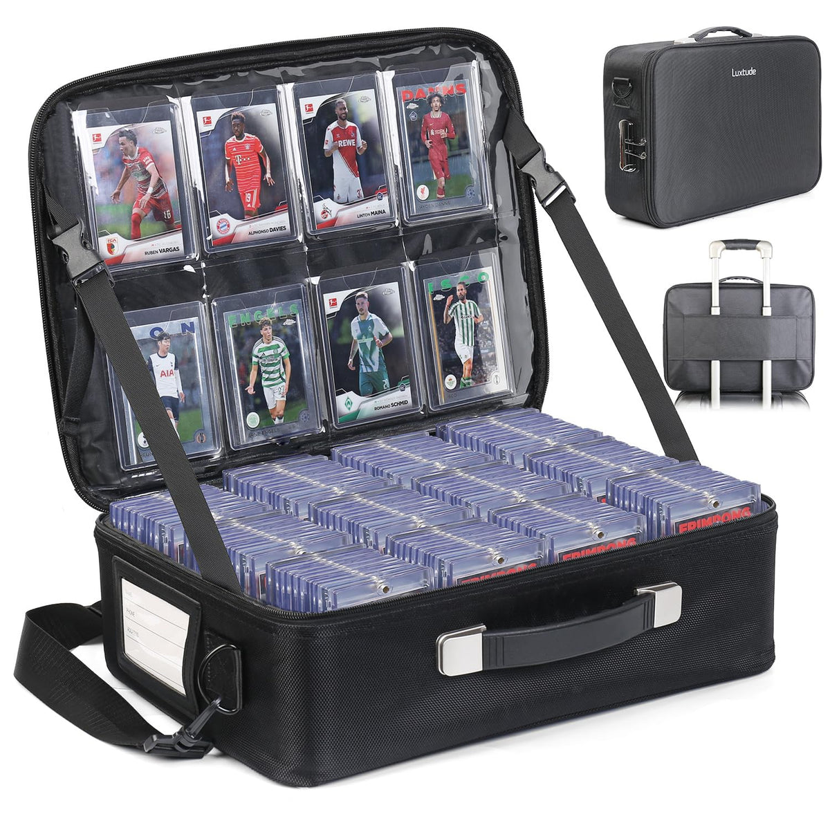 Trading Card Storage Box w/Adjustable Dividers, Card - Image 1