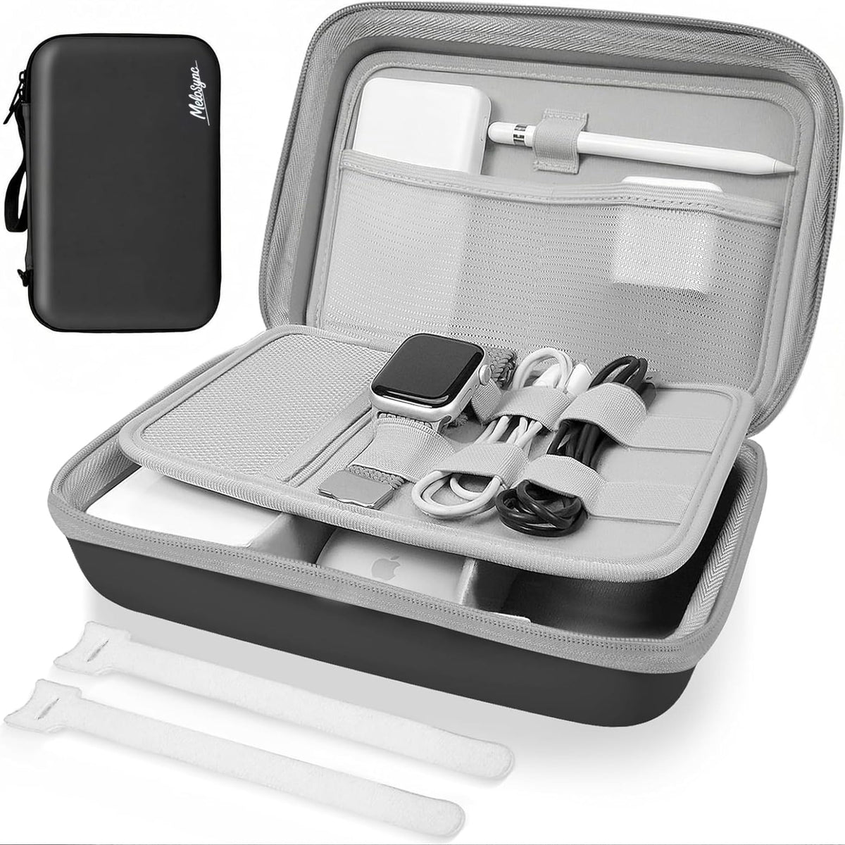Hard Travel Electronic Organizer Case for Power Bank Chargers - Image 1