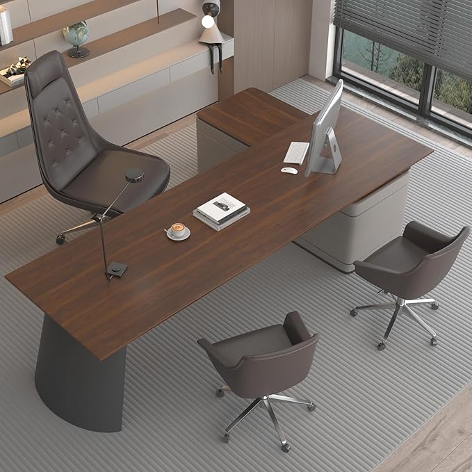 BOMENG Walnut Wood Contact Paper 32x354 inch Dark Brown Wood Wallpaper Peel and Stick Waterproof Removable Faux Wood Grain Vinyl Wrap Vintage Countertop Paper for Drawer Liner Cabinets Walls Desk