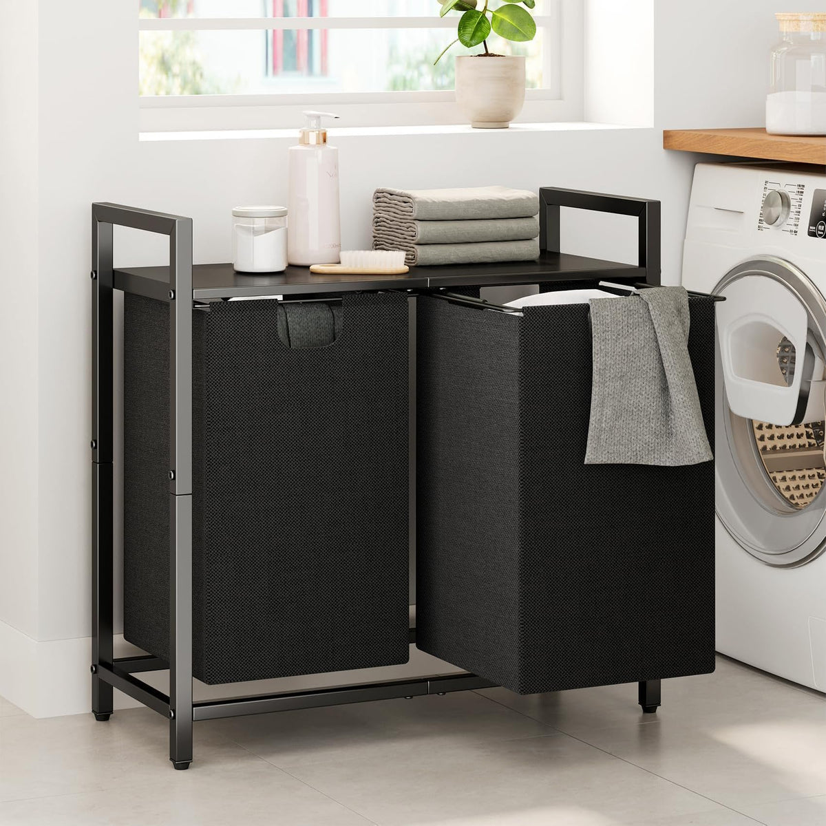 Kitstorack Laundry Basket Organizer, Laundry Hamper - Image 1
