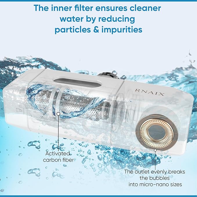 Advanced Faucet Water Filter with Micro-Bubble Technology – Deep Cleansing and Skincare Protection – Ideal for Bathing and Facial Skin Care, Easy Installation
