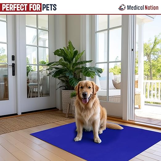 Sticky Mat - 36" x 45" - 120 Blue Sheets (Pack of 4 Mats - 30 Sheets per Mat) for Clean Rooms, Construction, Medical Facilities, Laboratories, Hospitals and Pets - Tacky Adhesive Mats