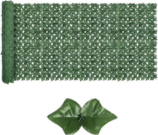 Artificial Ivy Privacy Fence Screen,40" X 40" UV-Anti Fake Leaves Plant Vine,Privacy Hedges Wall for Indoor Outdoor Garden Backyard Decor