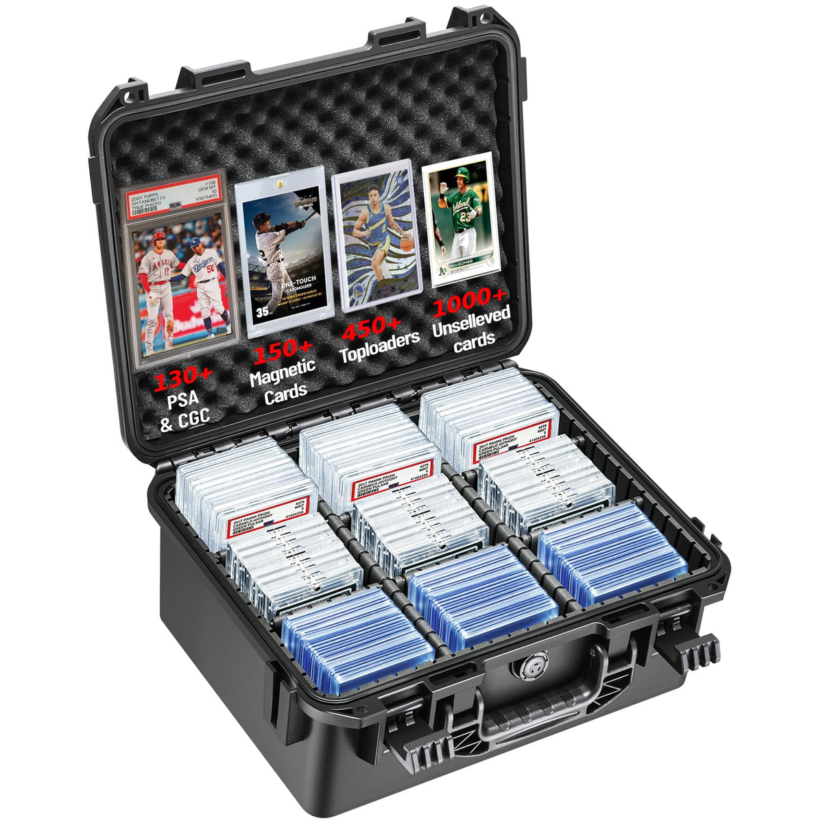 Graded Card Case Storage Box - Fits PSA BGS SGC Toploaders - Image 1